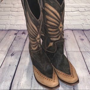 Liberty Black Tall Cowgirl Boots